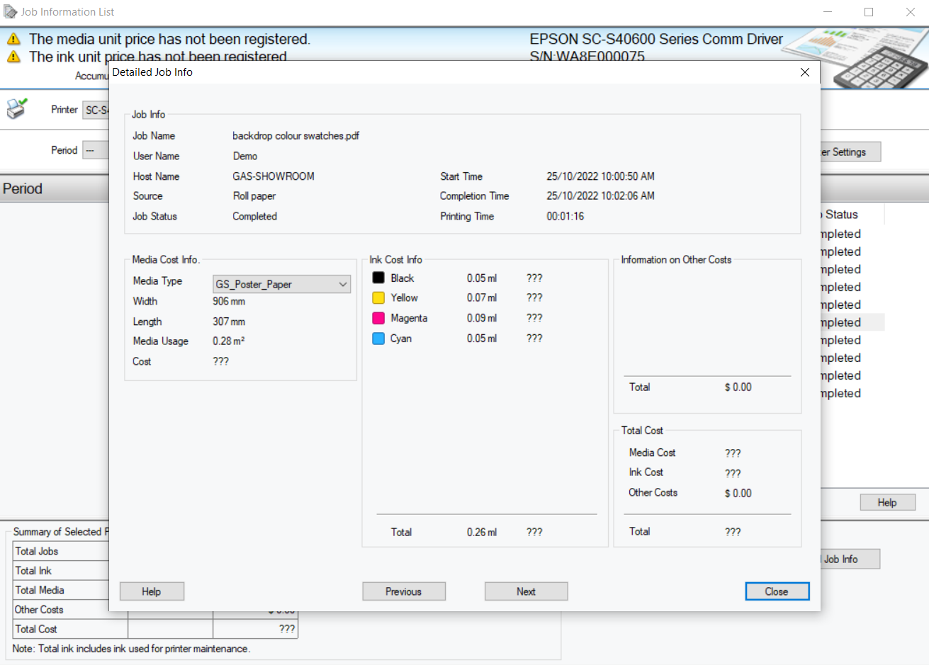 Lfp accounting tool не видит принтер